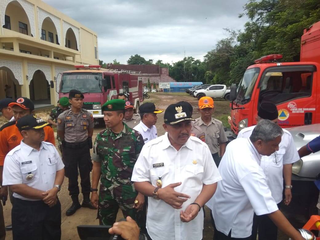 Wakil Bupati Sarolangun Hilalatil Badri Gelar Apel Siaga Bencana