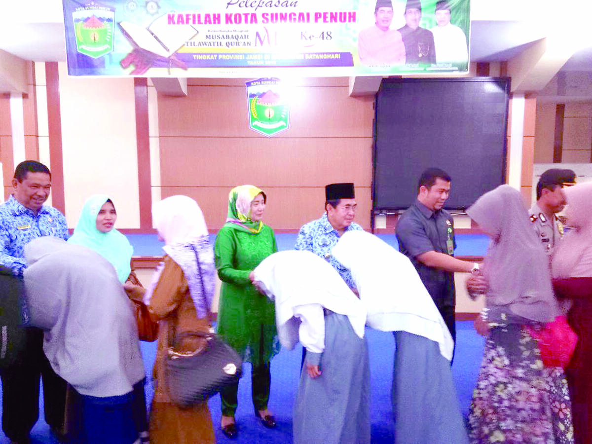 Wako Lepas 65 Kafilah MTQ kota Sungaipenuh
