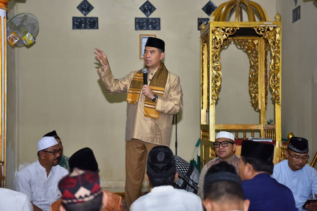 Walikota Fasha Gelar Safari Ramadhan Bersama Jama&#8217;ah Masjid Nur Jannah.