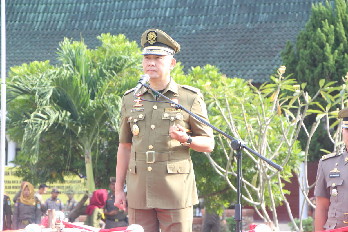 Walikota Jambi SY Fasha Jadi Irup HUT Satpol-PP Ke-67