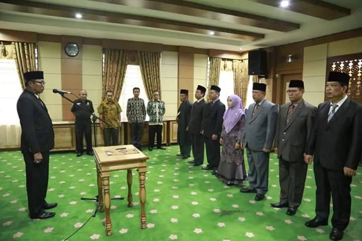 Walikota Lantik dan Reshufle Enam Pejabat Eselon II