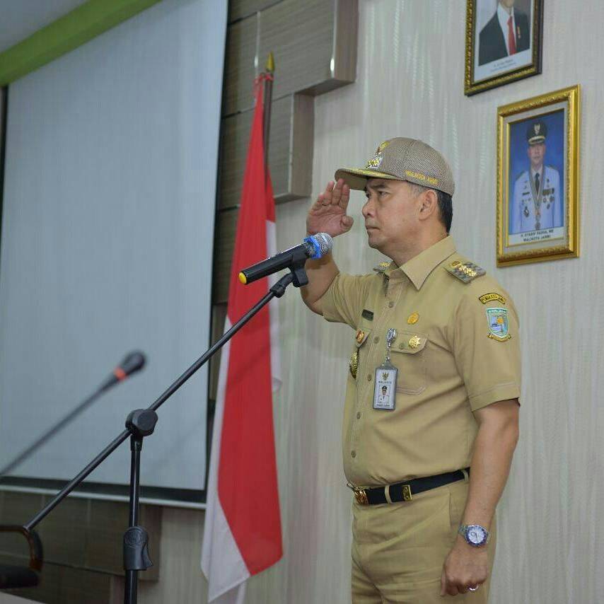 Walikota Pimpin Apel Peningkatan Disiplin ASN
