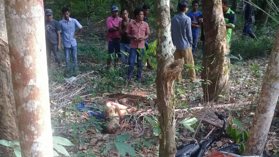 Warga Lambur I Dihebohkan Penemuan Mayat di Kebun