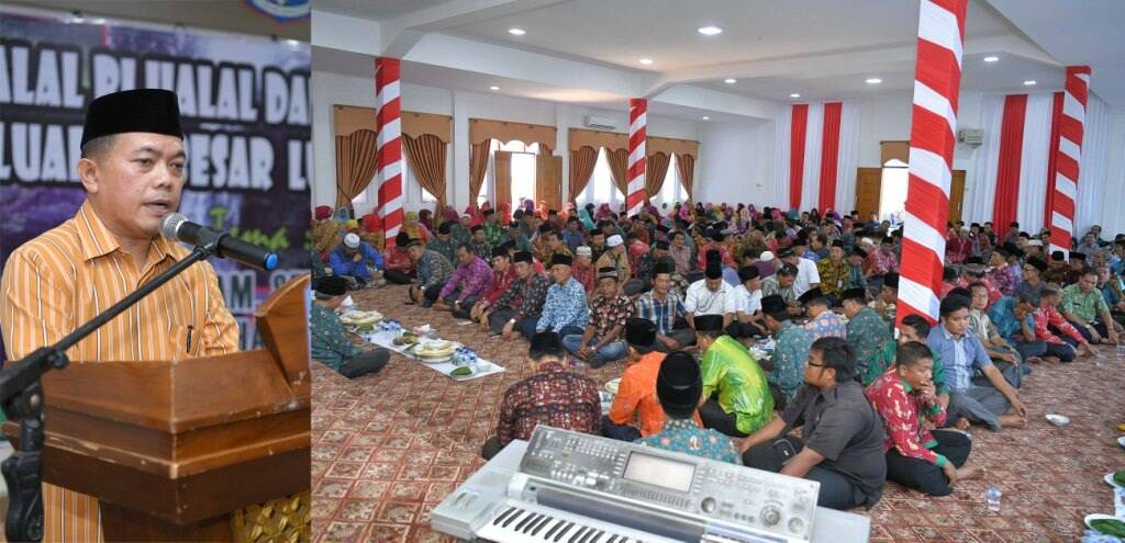 Warga Luhak 16 Halal Bi Halal Bersama Bupati