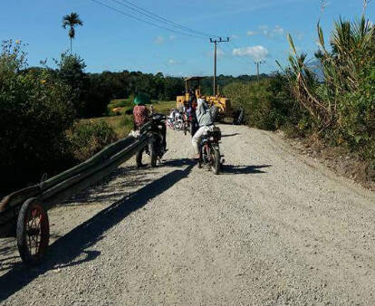Warga Pertanyakan Pembangunan Jalan Hiang-Pungut Hilir