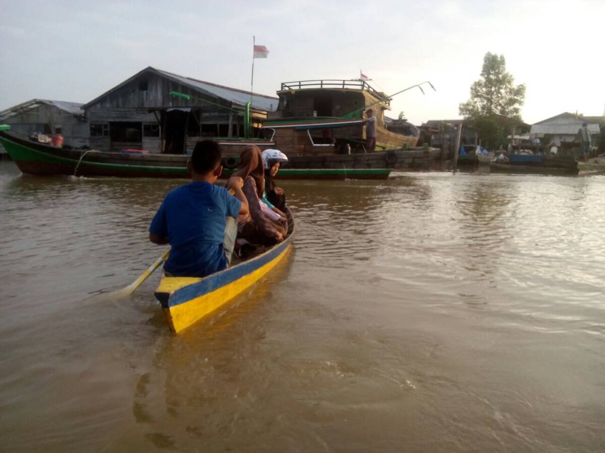 Warga Sungai Tiram Harap Ada Jembatan Penghubung