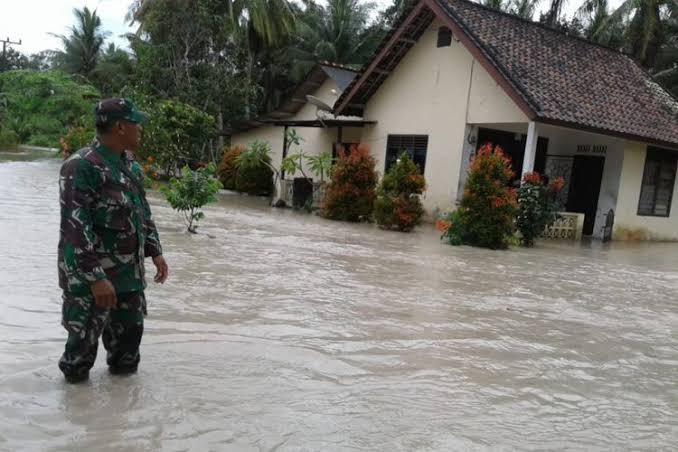 Waspada Banjir, Dandim 0419/Tanjab Siapkan Posko Pengungsian