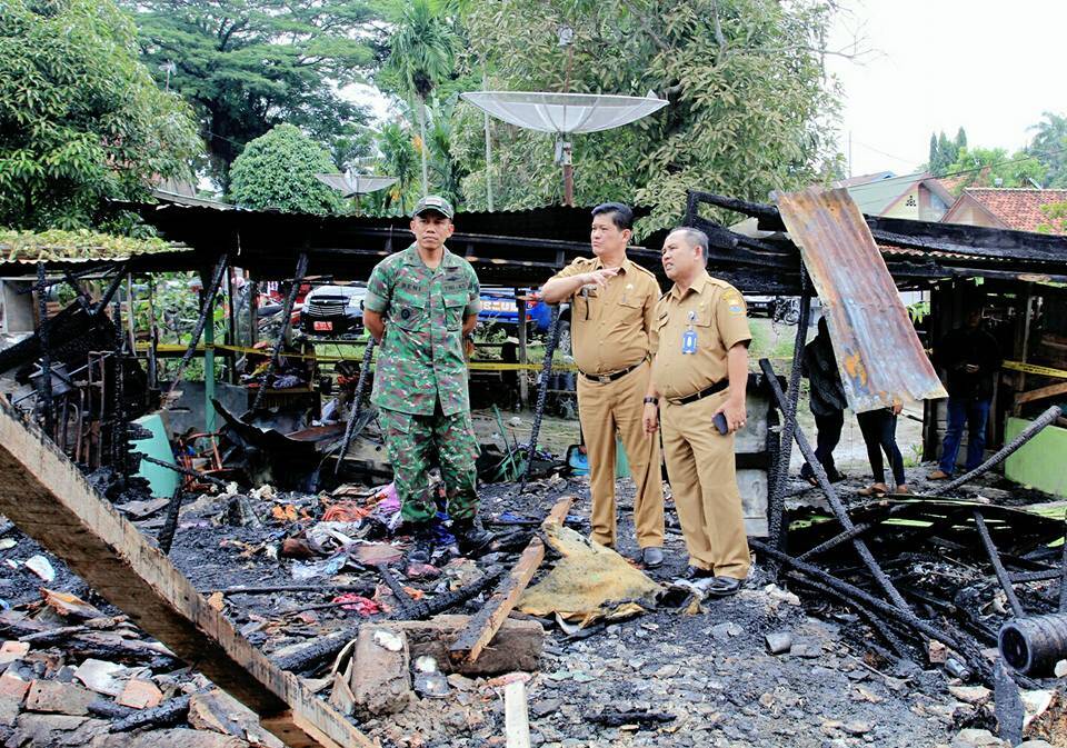 Zola Respon Cepat Kebakaran Asrama TNI AD